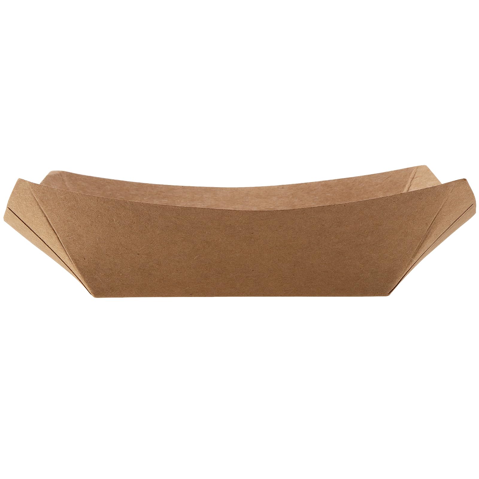 ZOENHOU 100 ciotole in cartone Kraft 165 x 120 x 25 mm marrone per fingerfood snack