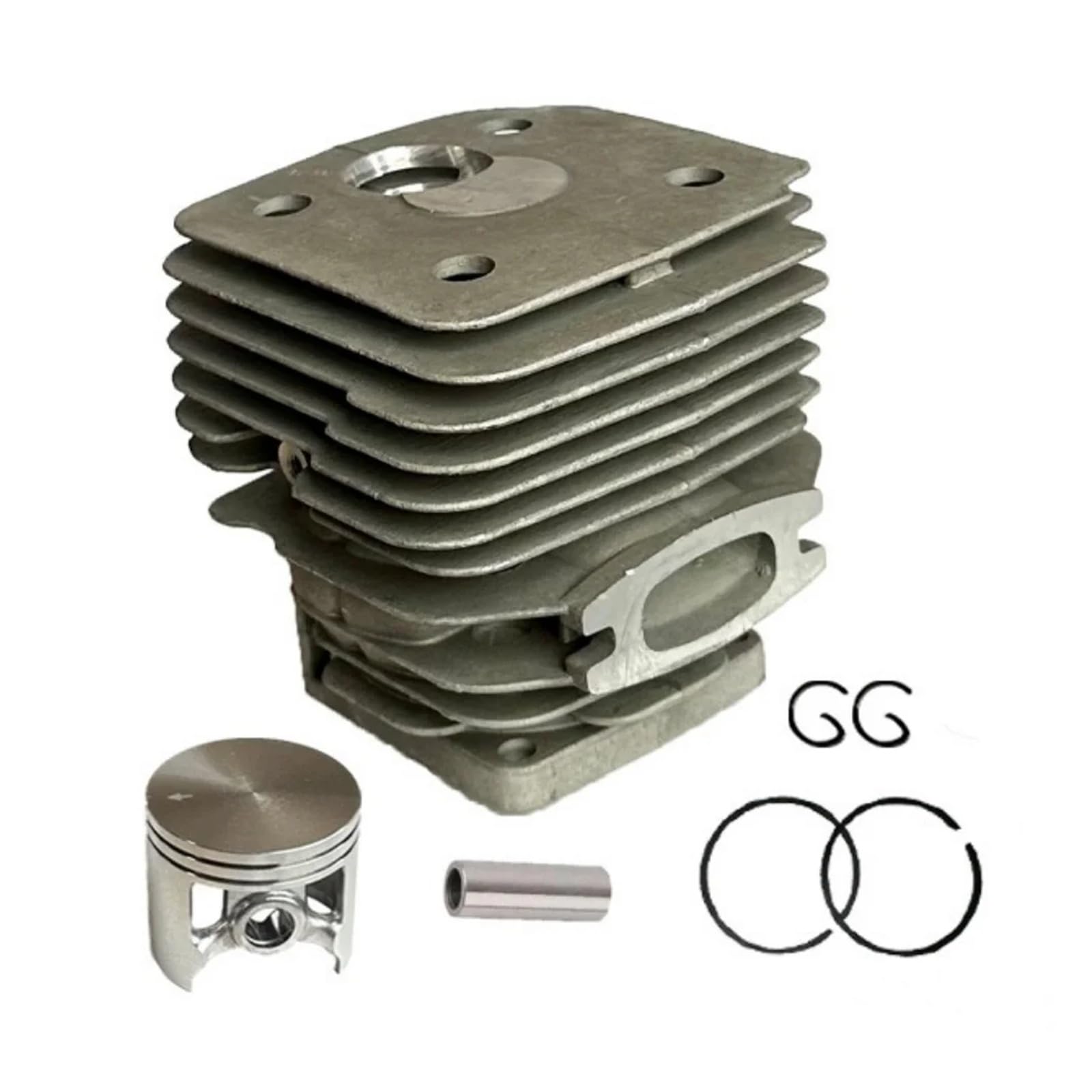 Zestaw naprawczy uszczelki tłoka cylindra 56 mm, górny koniec, pasujący do piły łańcuchowej H-u-s-q-v-a-r-n-a 395 395XP