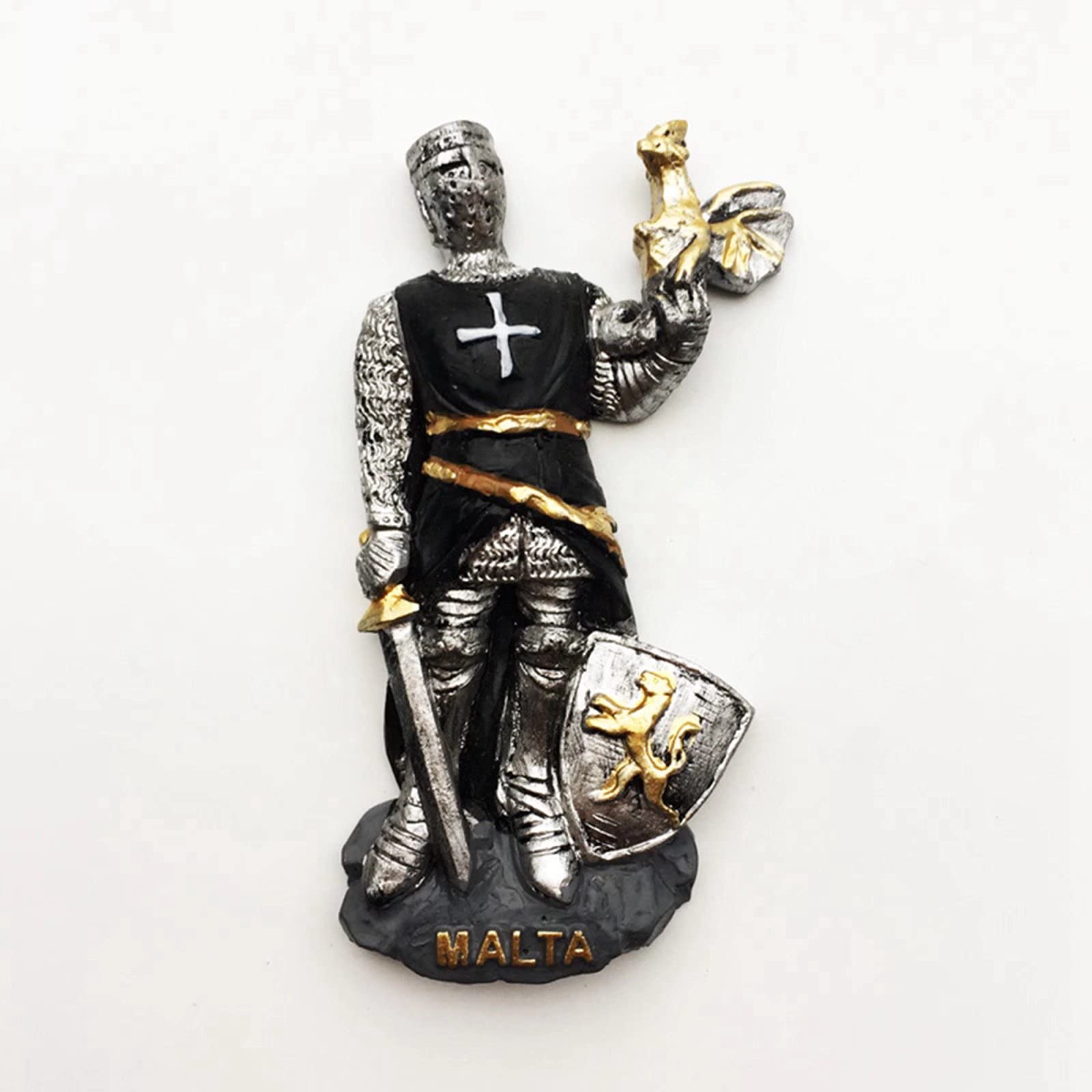 Weekino Knight Malta Magnet Travel Souvenir 3D Resin Collection Gift Fridge Refrigerator Magnet