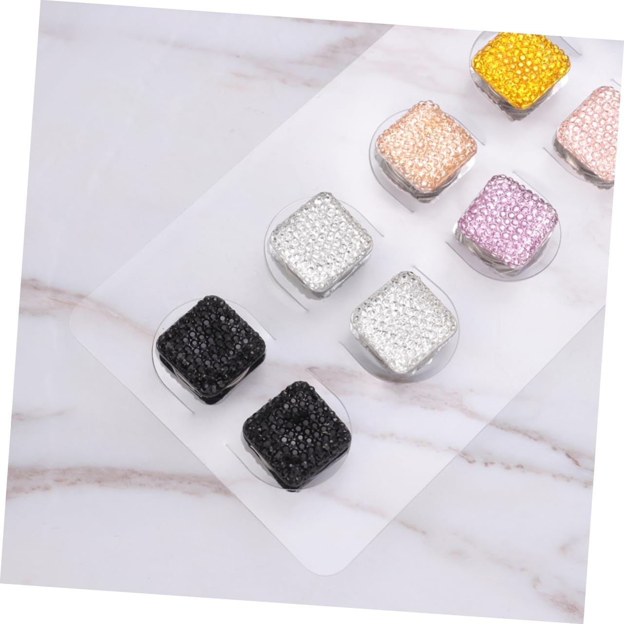 GALPADA 36stücke Magnetische Broschen Farbvielfalt Quadratische Broschen Für Schals Und Kleidung Accessoire Ohne Stoffschäden Für Frauen Und