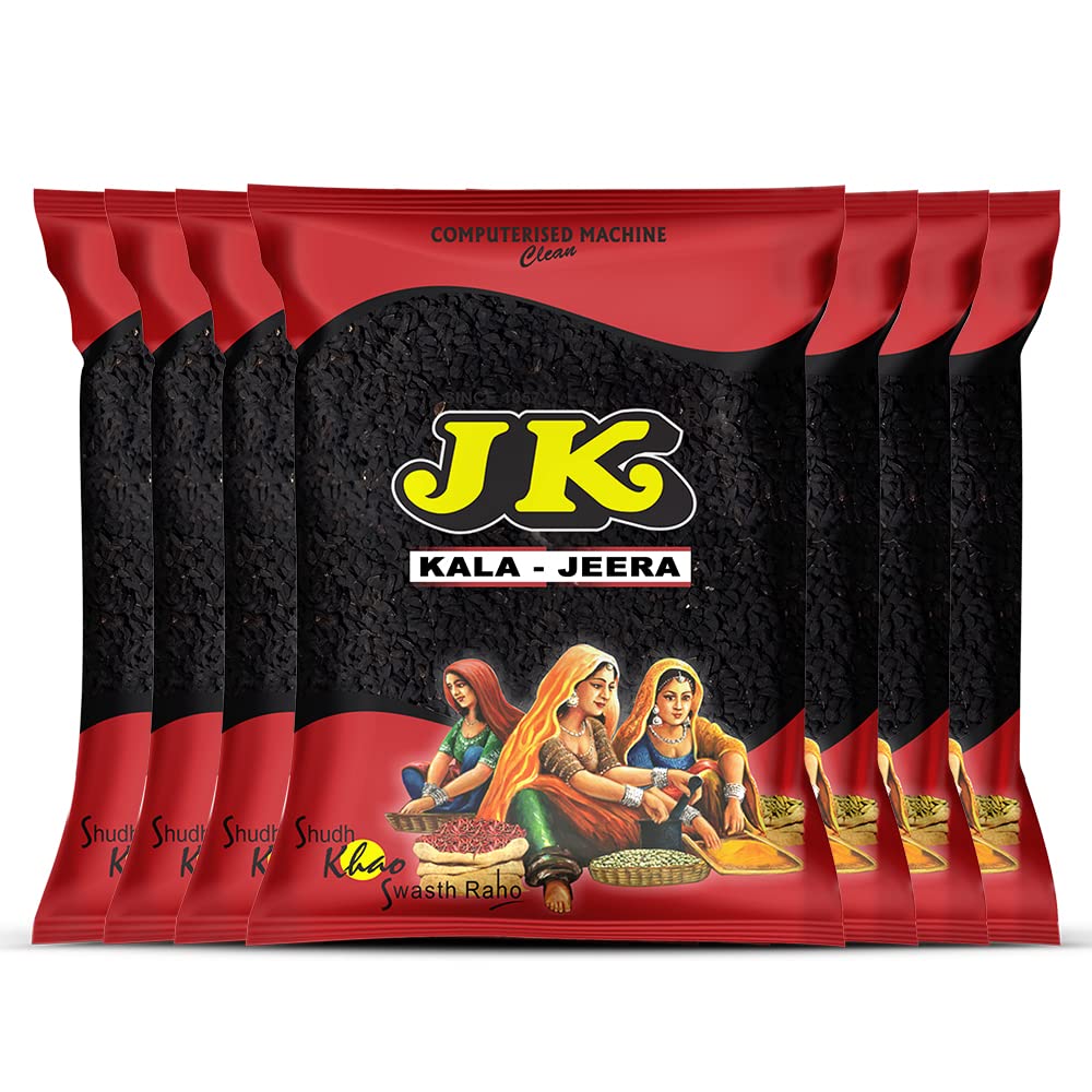 JK Kala Jeera, 100g (Pack of 7) | Karunjeeragam/Kala Jeera/Kalonji Seed | Whole Black Cumin Seeds | 100% Natural | Spice Enrichment (B0BYVGH1QR) Amazon Price History, Amazon Price Tracker