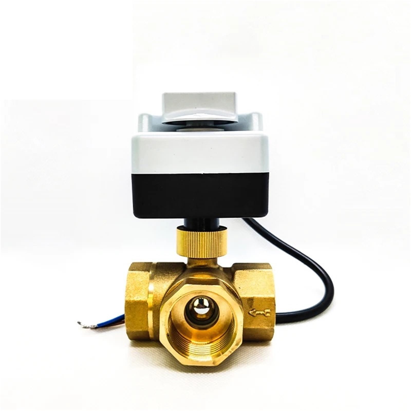 Vanne électrique 1/2 pouce 3 voies pour stopper les fuites et automatiser l'eau