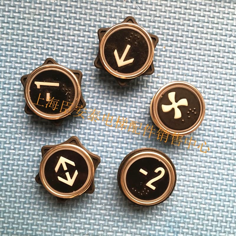 5pcs 011701E Elevator Button Braille Stainless Steel Characters Elevator Accessories