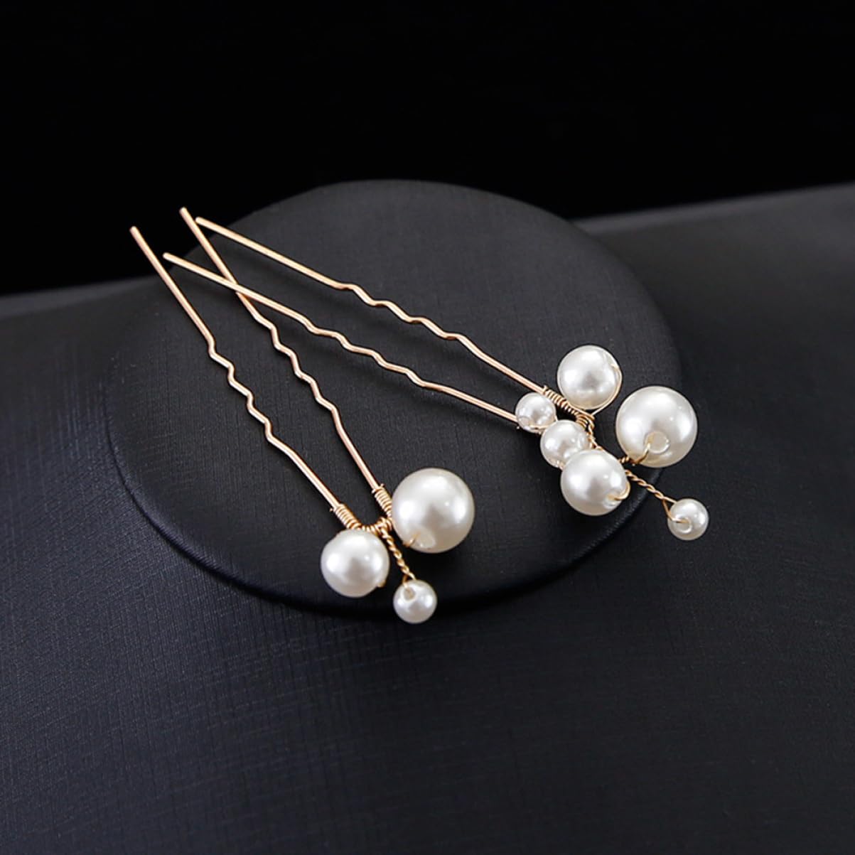 FRCOLOR 25 Stk Perle Braut Haarnadel Haarschmuck Für Damen Perlen Kopfbedeckung Haarschmuck Für Frauen Hochzeit Haarspangen Für Damen Fräulein Zubehör Metall Europäisch Und Amerikanisch