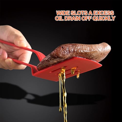 Miniatura 5 de Pinzas de cocina de silicona, abrazadera de barbacoa de silicona de acero inoxidable de alta calidad, espátula multiusos para clip de pan,