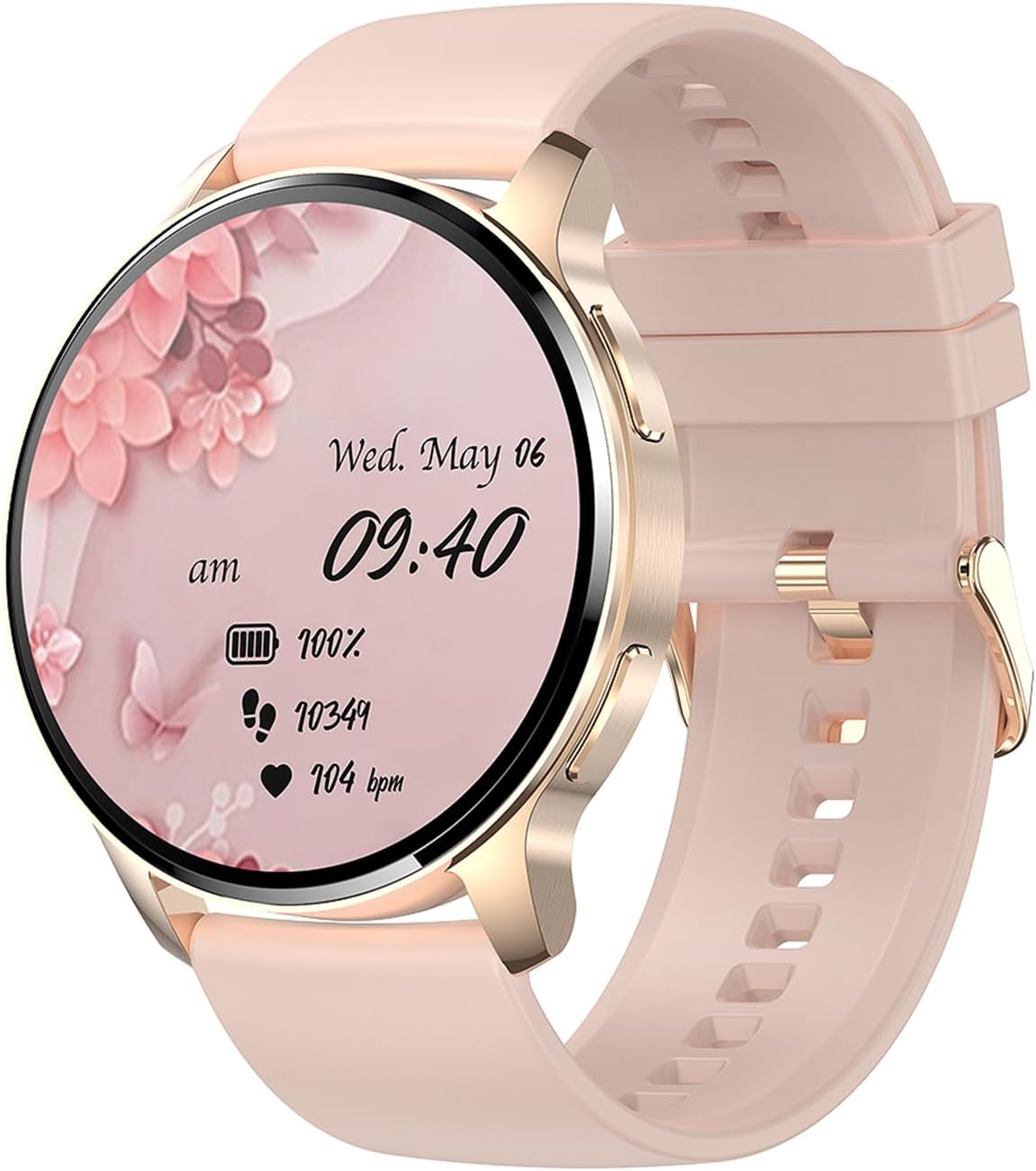 Smart Watches for Women Fitness Tracker Fitness Watch with Heart Rate Monitor Sleep Monitoring Multiple Sport Modes Pedometer Calorie for Android iOS