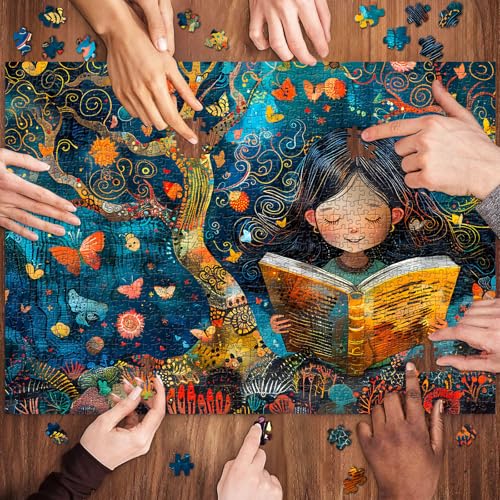 TangComplete - Fairy Tale Girl Puzzles for Adults 1000 Pieces, Jigsaw Puzzles for Adults 1000 Piece, Challenging Game Toys, Impossible Puzzle, Family Decoration Puzzle - image 4
