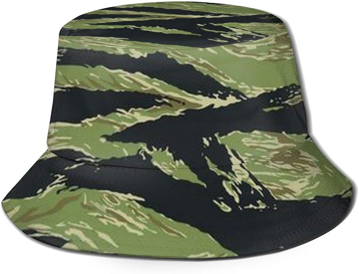 Vietnam Tiger Stripe Camo Fisherman's Hat Polyester Fashion