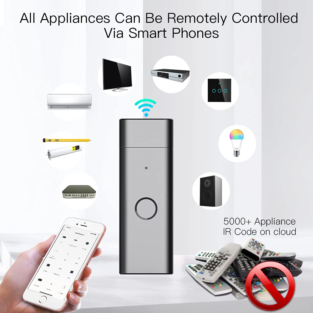 Tuya Controlador USB Control remoto infrarrojo Radiofrecuencia Control remoto IR+RF+WiFi Dispositivo de control de distancia para Alexa