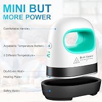 Mefine Mini Hőprés Gép 3 Hőfokozattal Pólók Sapkák Cipők Táskák Hőtranszfer Nyomtatásához Zöld Fehér 3