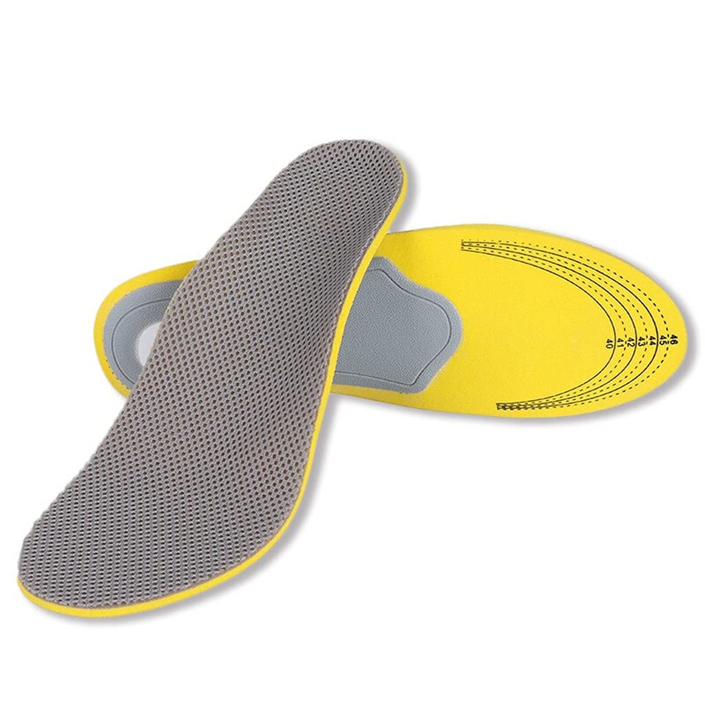 Men Women Breathable Insoles Orthopedic Insoles Flatfoot Flat Foot Orthotic Arch Support Insoles High Arch Shoe Pad Insole