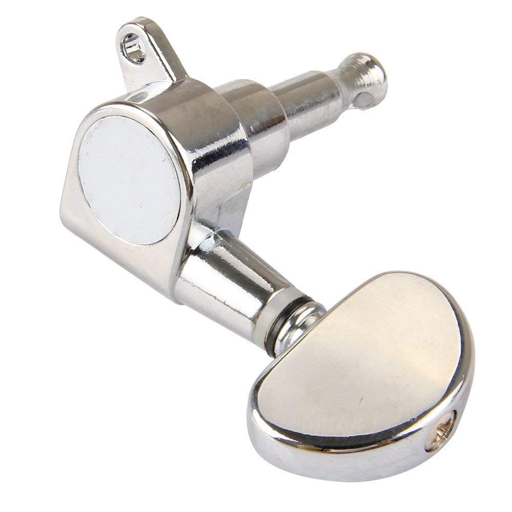 3r3l Chrome acoustique Mécaniques d'accordage de corde de guitare électrique acoustique Mécaniques touches pour Lot de 6