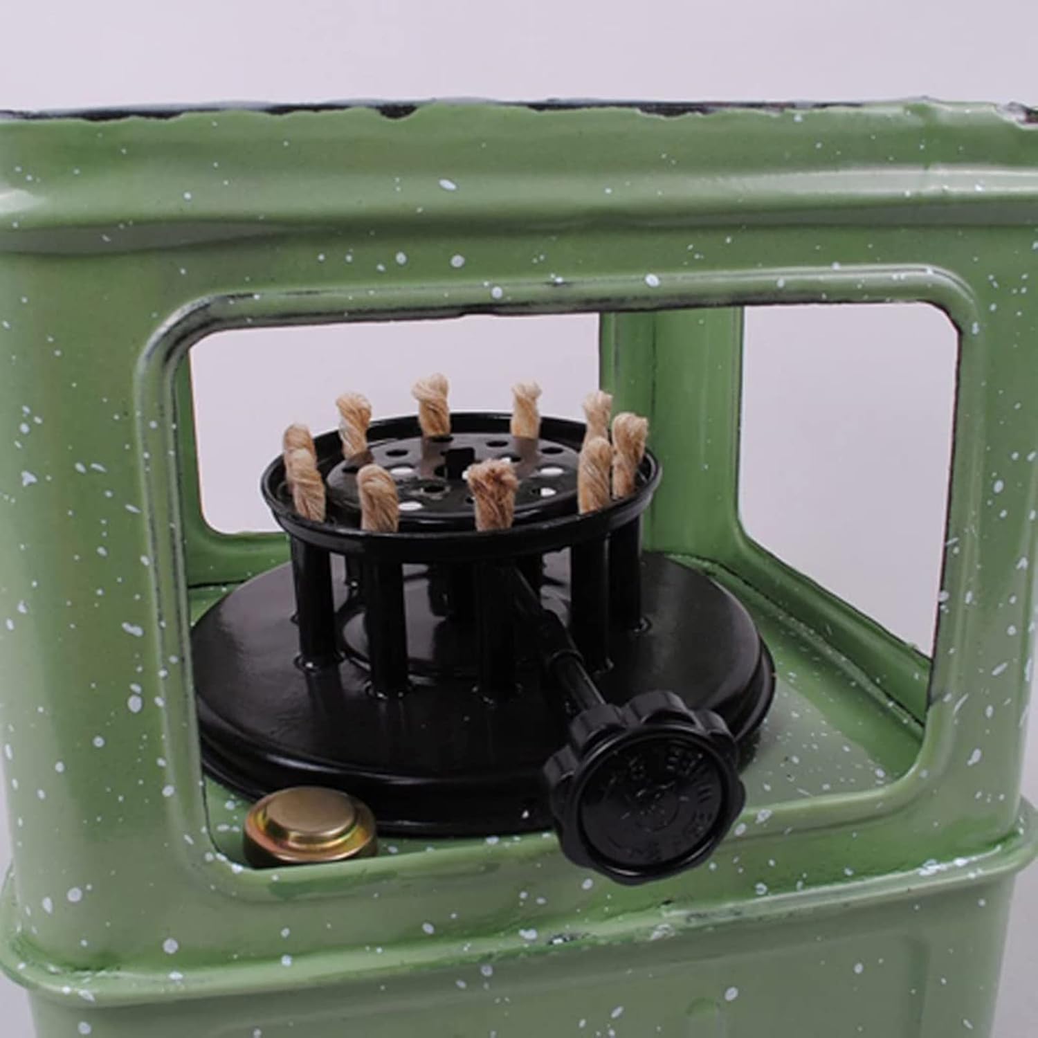 Outdoor Kerosene Heating Stove - Windproof Camping Grill with 8 Furnace Cores, Portable Petroleum Heating Oven for Backpacking, Hiking, Picnics, Ideal for 3-5 People