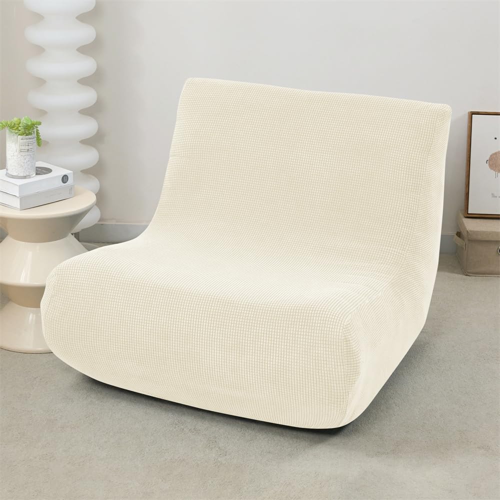 Highdi Sofabezug 1-Sitzer – Stretch Jacquard, 360° Umschließend, Waschbar, Für Sofaschutz Gegen Haare & Flecken (erbsengrün)