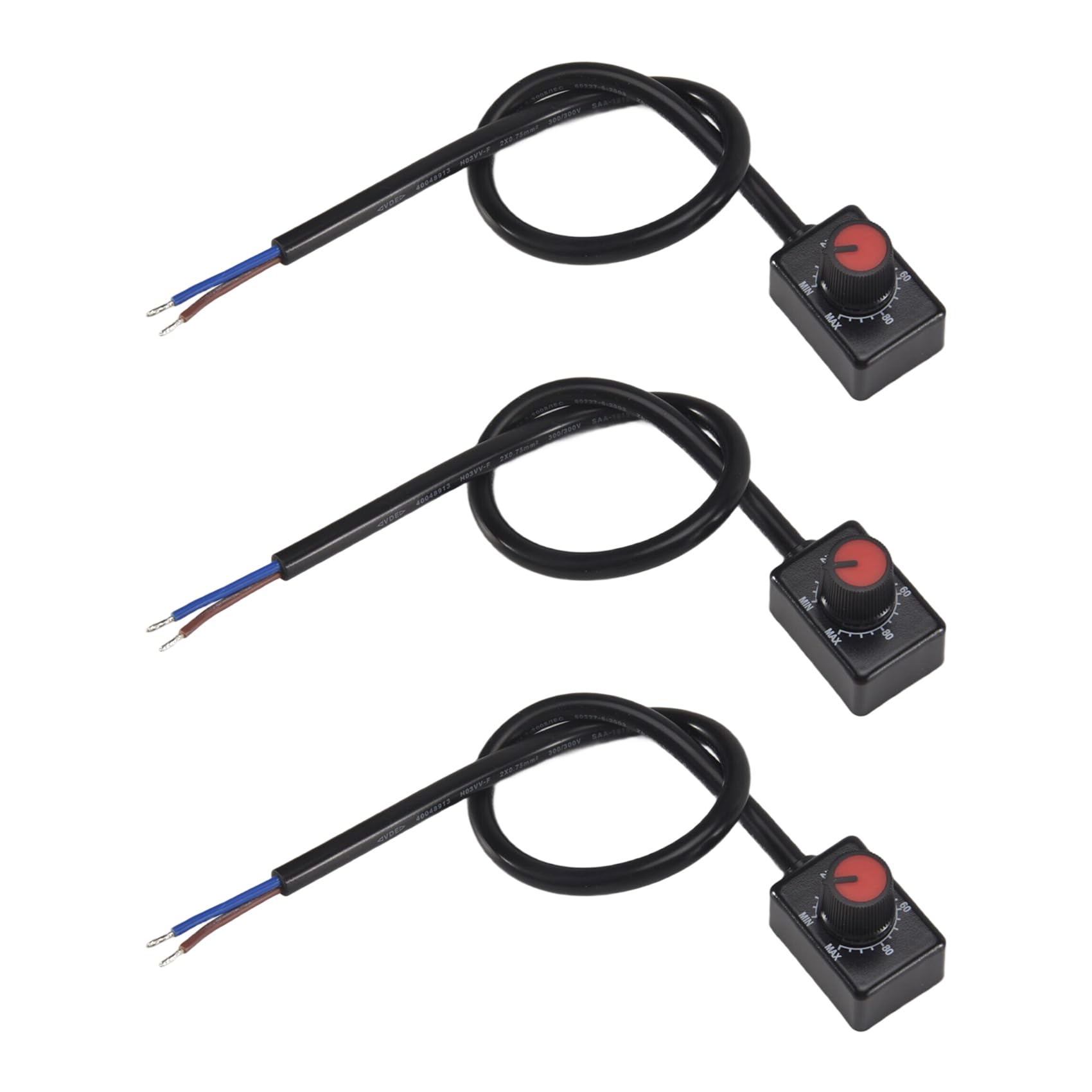 Atenuación PWM precisa con Dimmer LED 0/1-10V por botón en lote de 3
