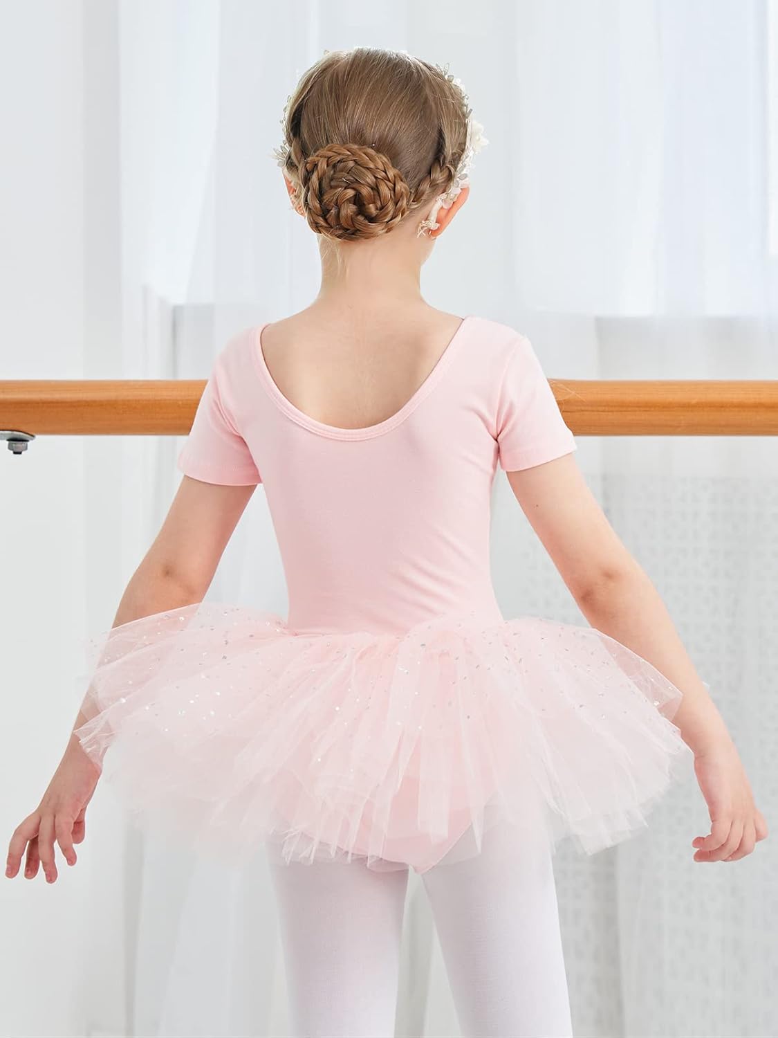 Toddler Dance Outfits Ballerina Outfit Girls Dance Leotard with Skirt Ballet Outfit Ballet Tutu Ballerina Costume - Image 2