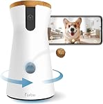 Furbo 360° Cat Camera: Basic See, Talk & Toss Features, No AI Alerts, No Subscription Required, Pet Security Cam w/Meowing Alerts, Rotating View, Treat Toss, 2-Way Audio, Smart Home Kitty Monitoring