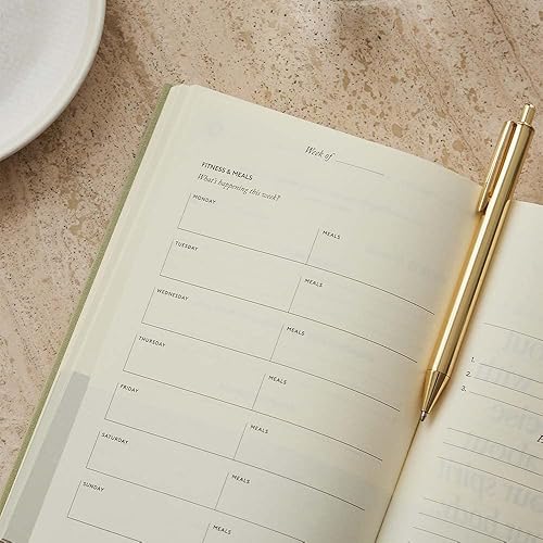 Miniatura 8 de Intelligent Change Five Minute Journal Health & Fitness Edition para mujeres y hombres, planificador de registro de bienestar con rastreador de