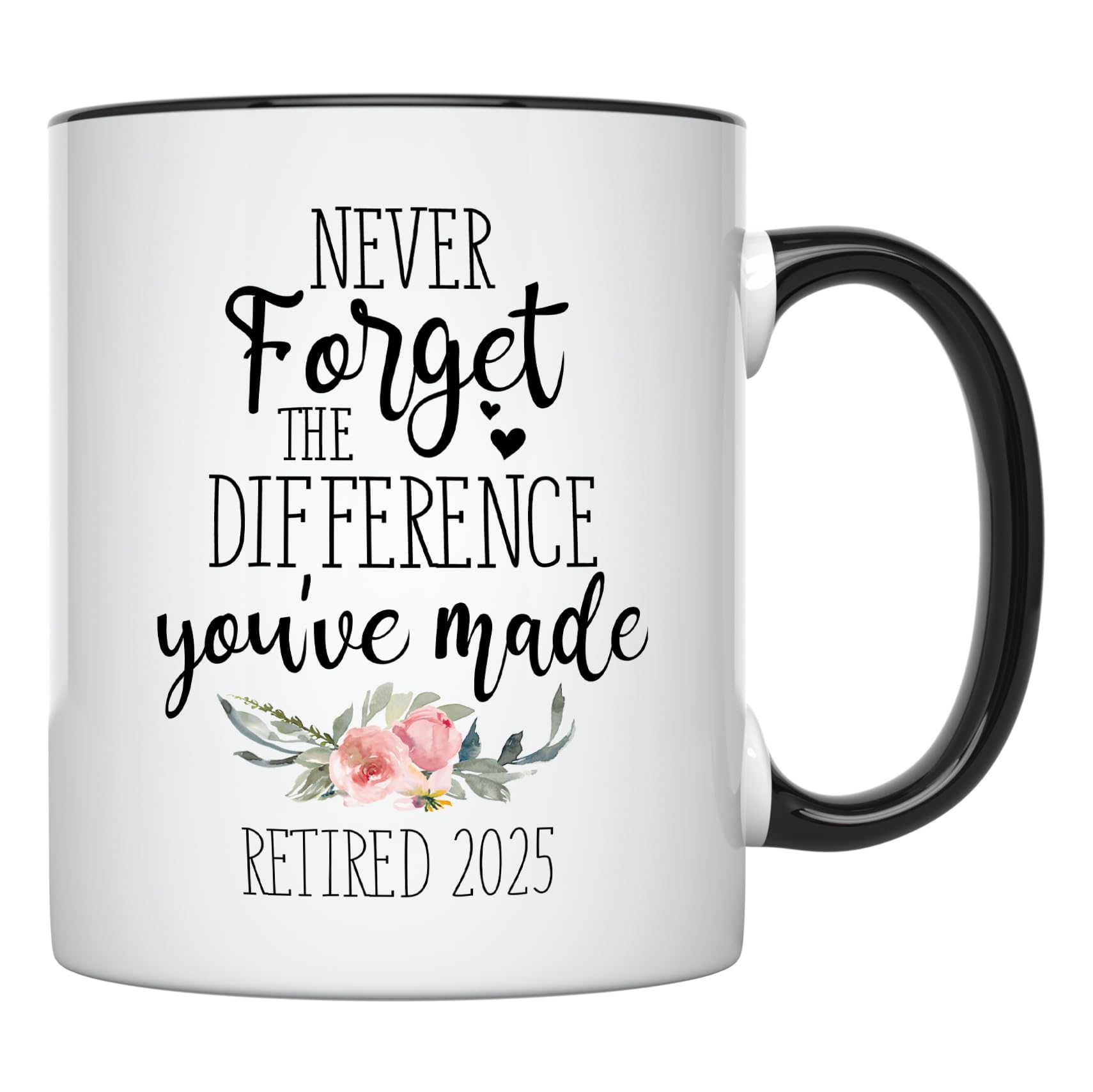 Tazza con Scritta Retirement Women 2025 Happy Retirement Mug Nonna 2 pezzi