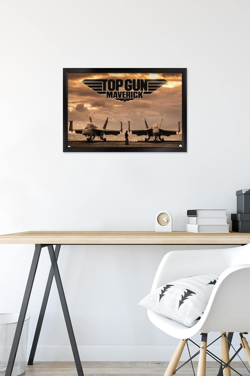 Trends International Top Gun: Maverick - Deck Wall Poster, 14.725" x 22.375", Black Framed Version