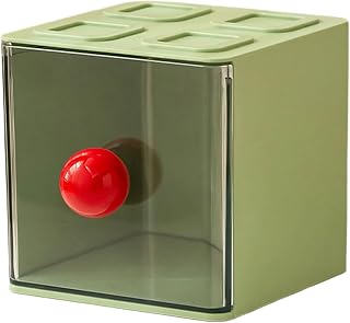 PANGBOER Stackable Teabag Storage Organizers With Slanted Drawer Large Capacity Wall Mountable Kitchen Countertop Space Saving