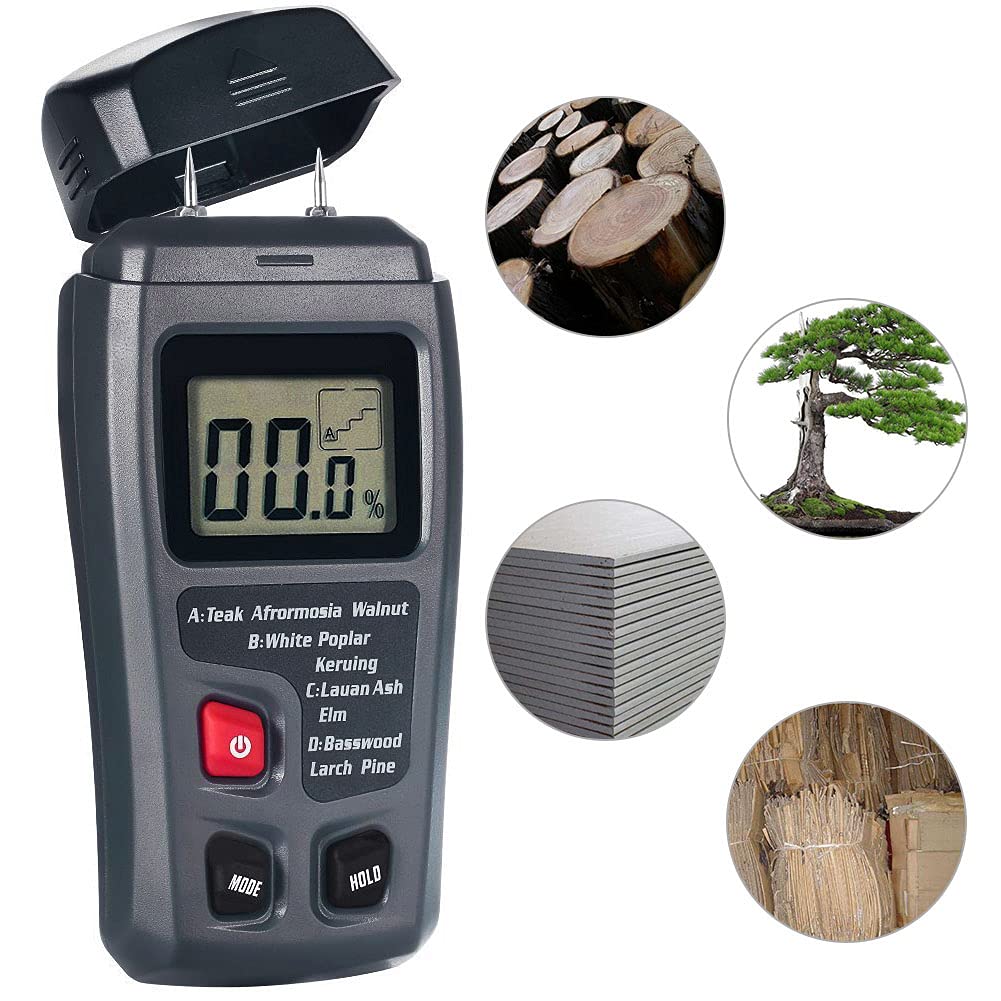 Respicefinem Humidity Tester Trailer Detecteur Humidite Pour Le Bois 16. 0×9. 0×4. 0 Handheld Digital Lcd Display Wood Timber Humidity Meter Tester Sensor Lcd Display Plastic