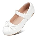 Girls Mary Jane School Flats Flower Wedding Uniform Party Shoes（Toddler/Little Kids/Big Kids）