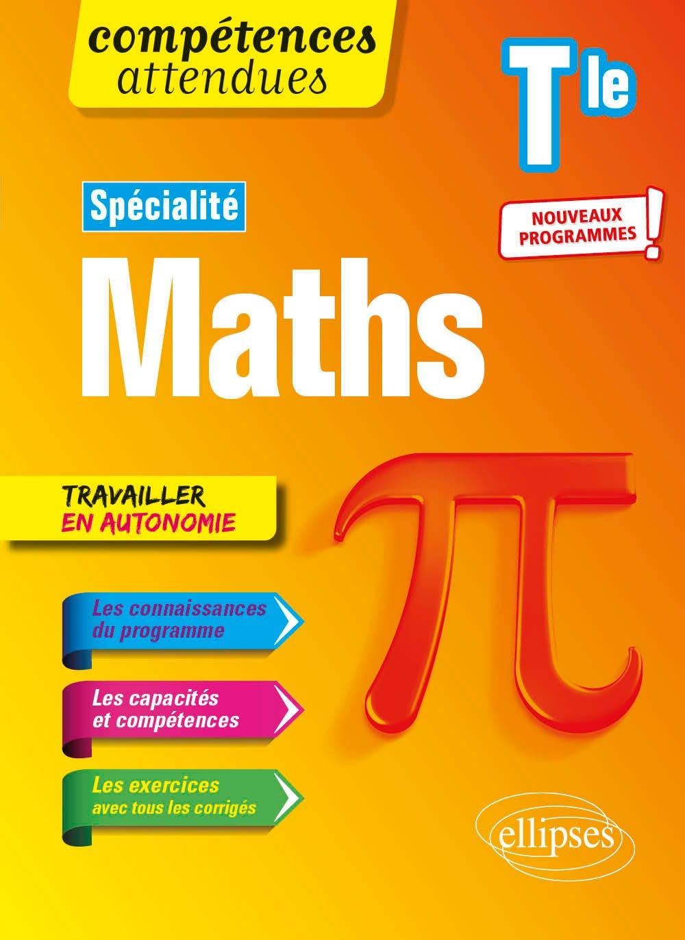 Spécialité Mathématiques - Terminale - nouveaux programmes