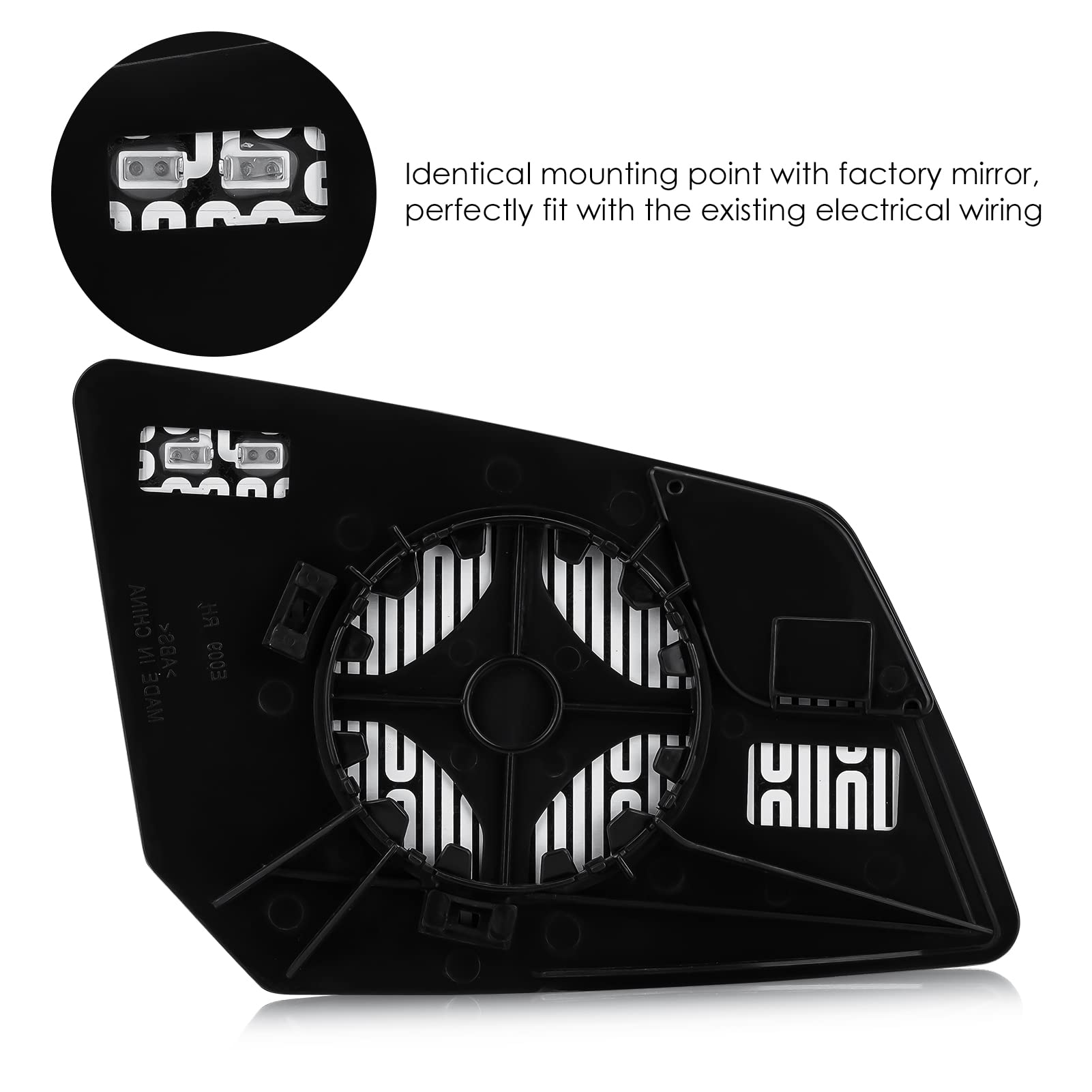 Amazon.com: New Driver Left and Passenger Right Side Heated Mirror