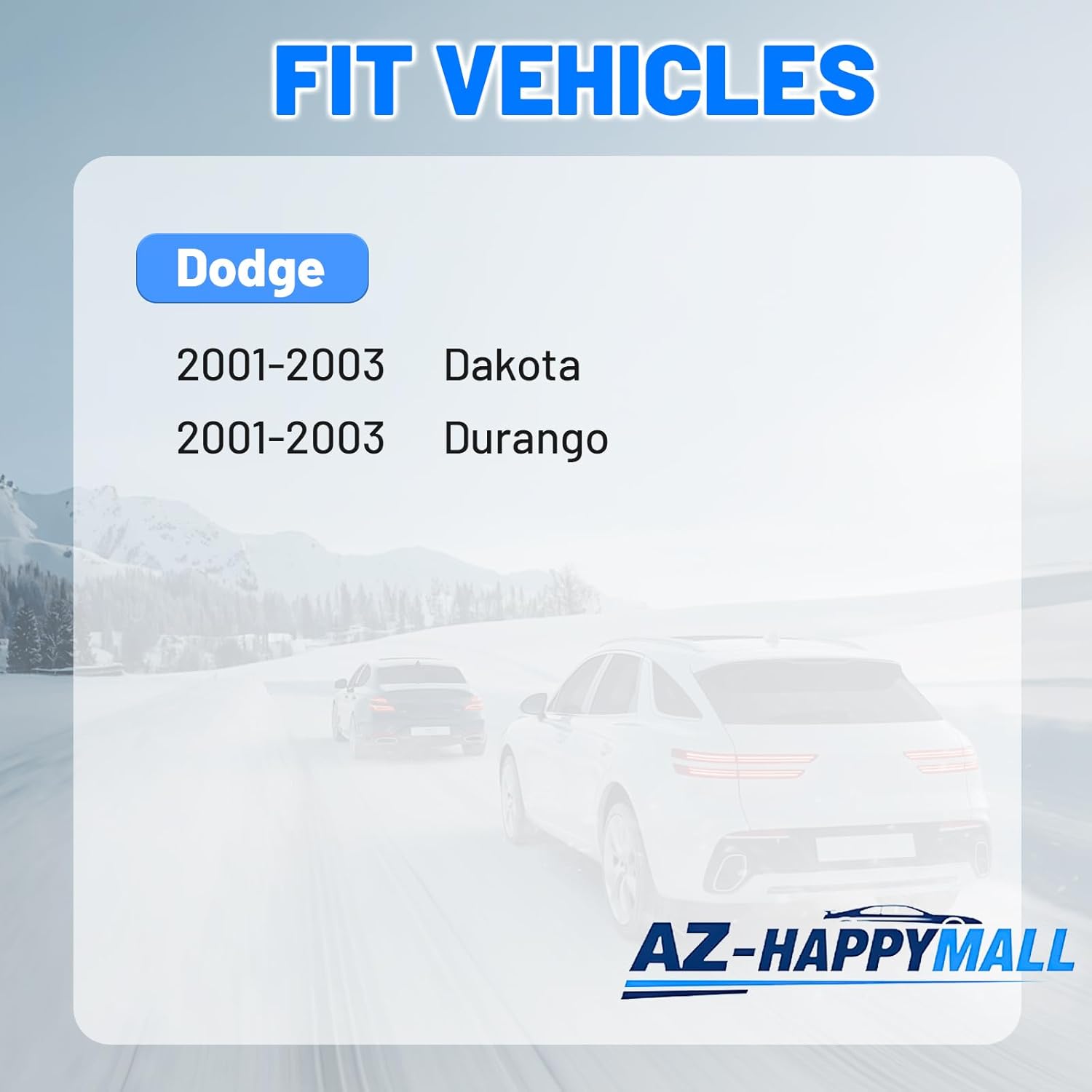 Front HVAC Heater Blower Motor - Compatible with Dodge Dakota 2001 2002 2003, Durango 2001 2002 2003, Replace# 700071