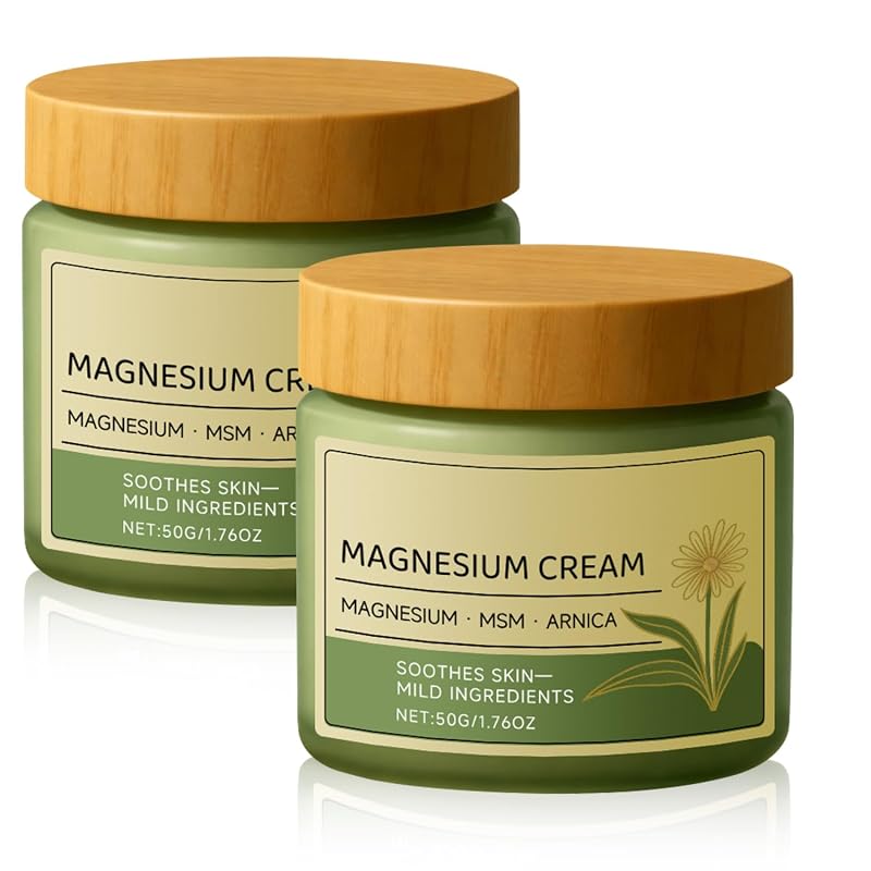 Creme corporal rexibuz com magnésio, MSM e arnica, textura de rápida absorção, 2 unidades de 50 g
