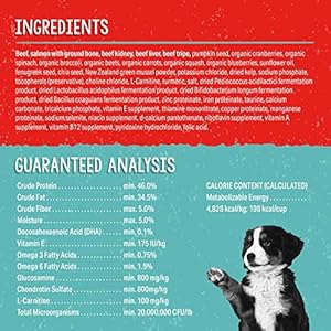 Stella & Chewy’s Freeze Dried Uncooked Meal Mixers – Crafted for Puppies – Grain Free, Protein Wealthy Completely Pet Beef & Salmon Recipe – 3.5 oz Bag