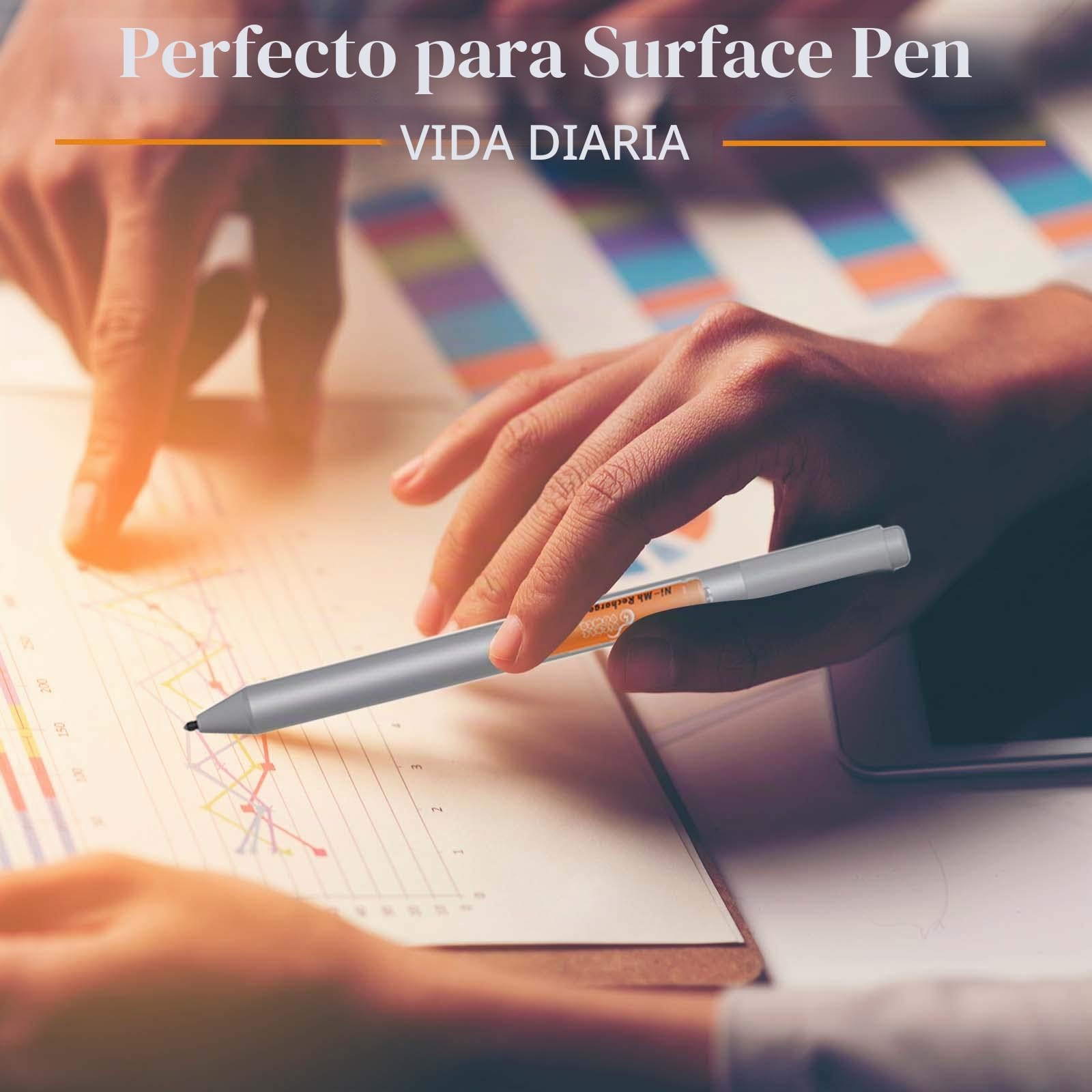 Pilas AAAA, Pickle Power 2 X 500mAh NI-MH AAAA Batería Recargables para Surface Pen/Pantalla táctil Pen/Google pixebook Pen/Cepillo de Dientes/Ratones y Cargador USB para batería AA AAA AAAA
