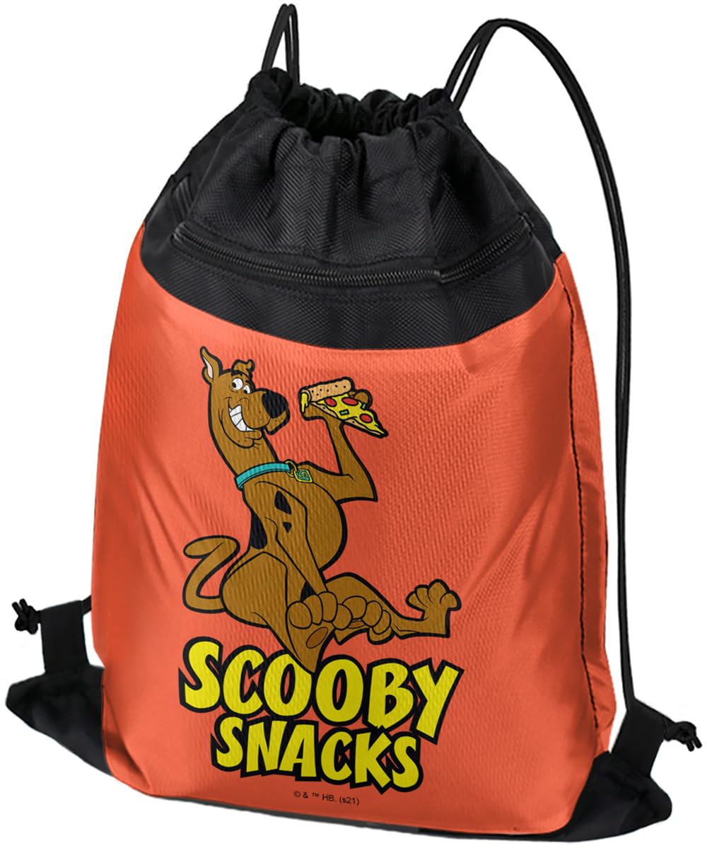 LOGOVISION Scooby Snacks Drawstring Backpack Sports Bag Sackpack 17