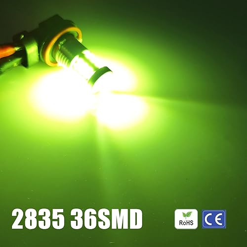 Miniatura 5 de Bombillas LED antiniebla superbrillantes de 3000 lm H8 H11, bombillas DRL de alta potencia 3030 chips con lente de proyector de repuesto para