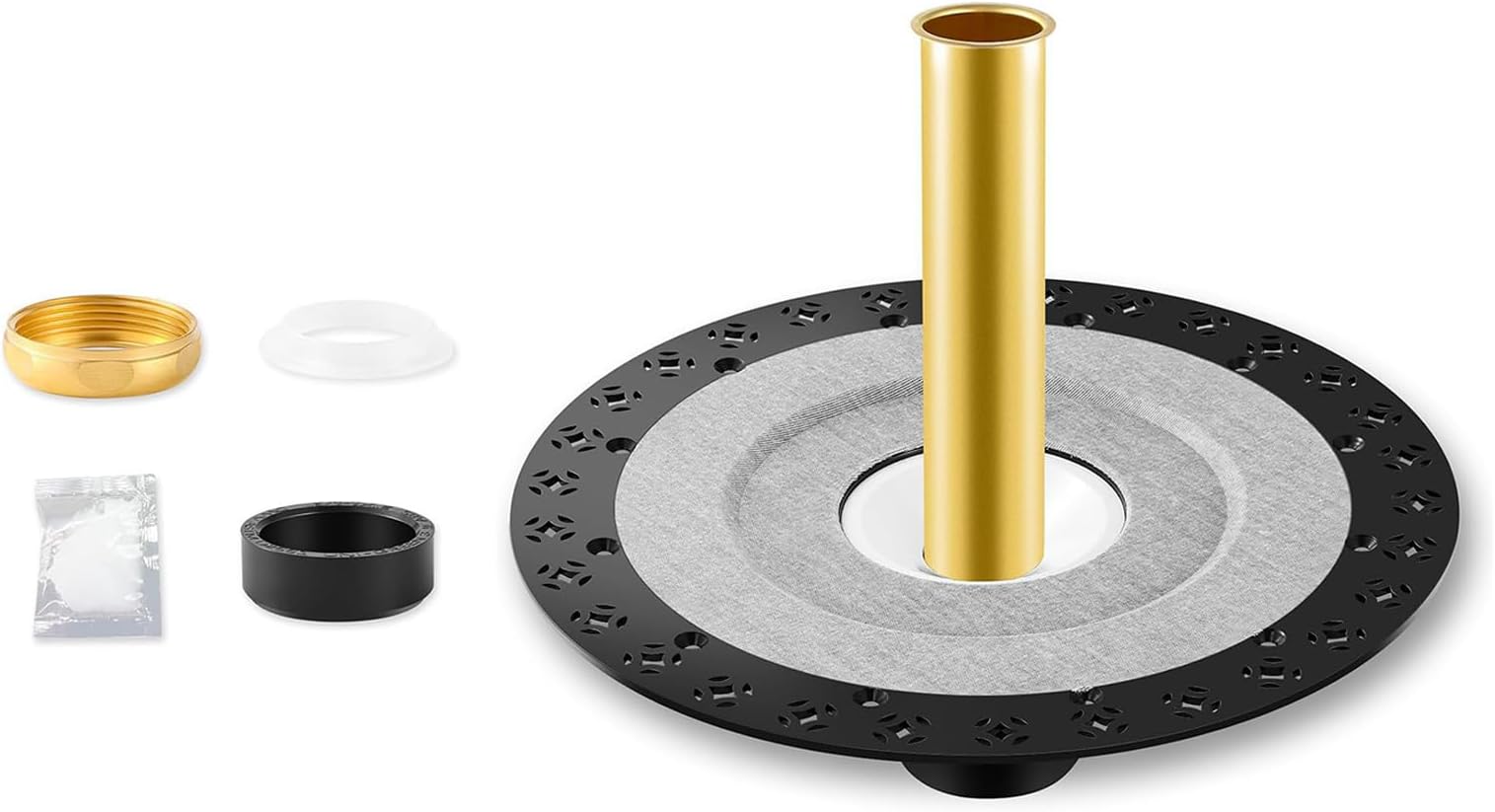 Freestanding bathtub drain set completes the coarseness of your tub with easy installation for bathroom plumbing accessories