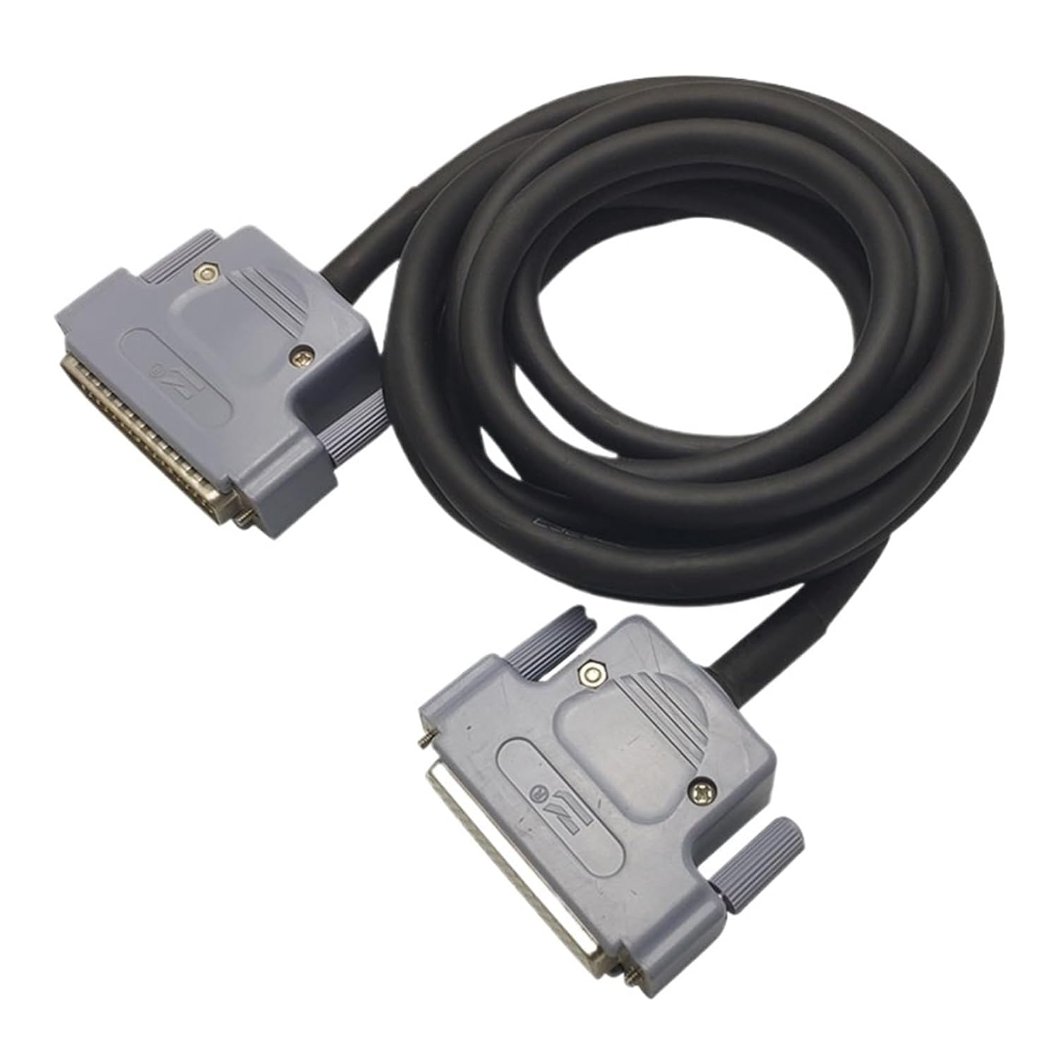 50 DB50 Core Connection Line Industrial Control Terminal Block Supporting Three Rows of 50 Male to Female 0.5M 1M(0.5m,SM-HDB50M-HDB50M)