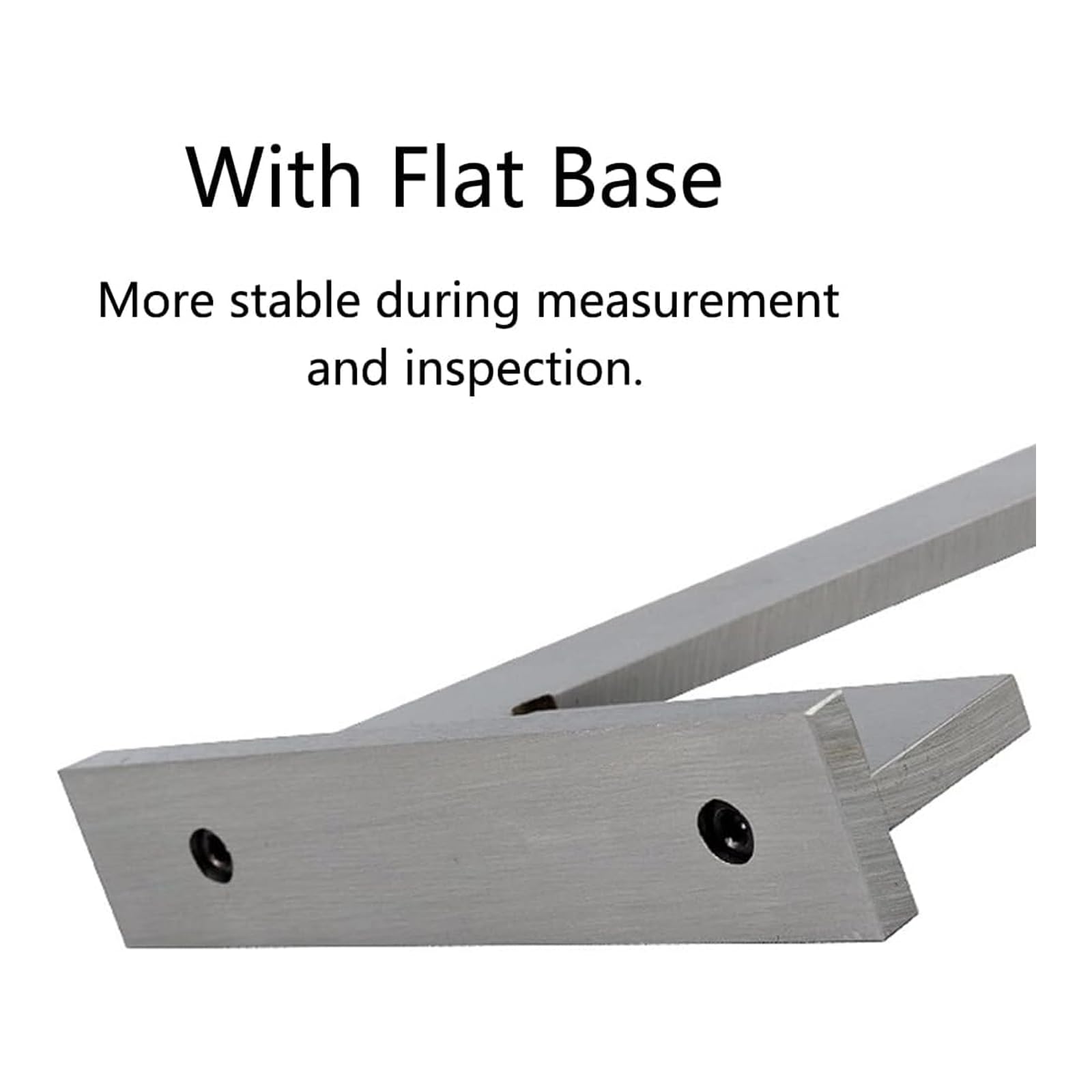 Righello per macchinista a 45 gradi, 150 x 100 mm, DIN 875/2, angolo di 45 gradi, quadrato, per macchinista, ingegnere, quadrato con sedile