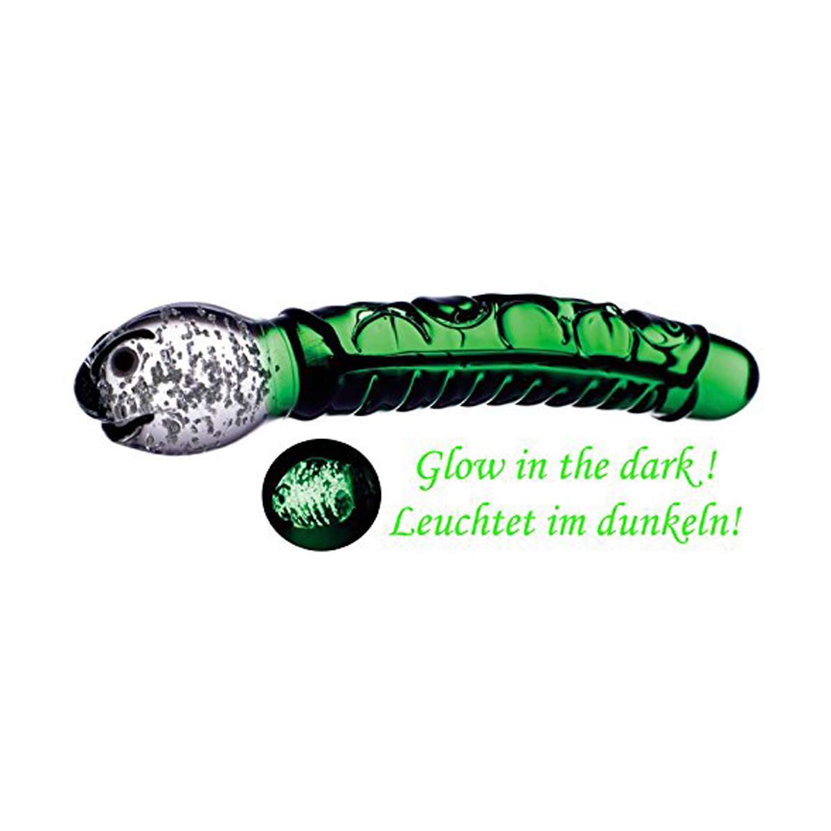 GLASSVIBRATIONS - Dildo di vetro - Turtle Lotti luminosa