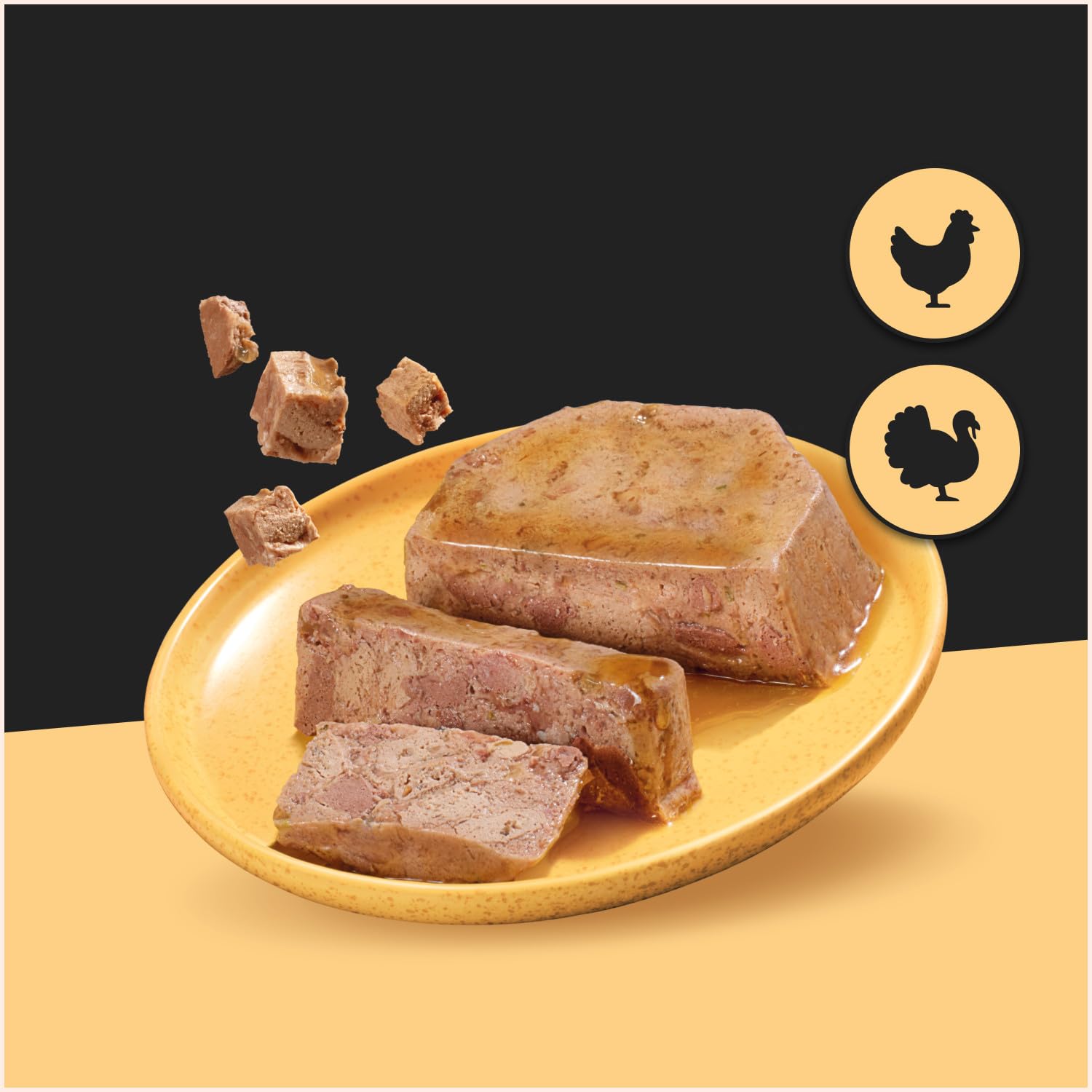 César Comida Húmeda para Perros en Paté, Sabor Pollo (Pack de 14 Tarrinas x 150g)