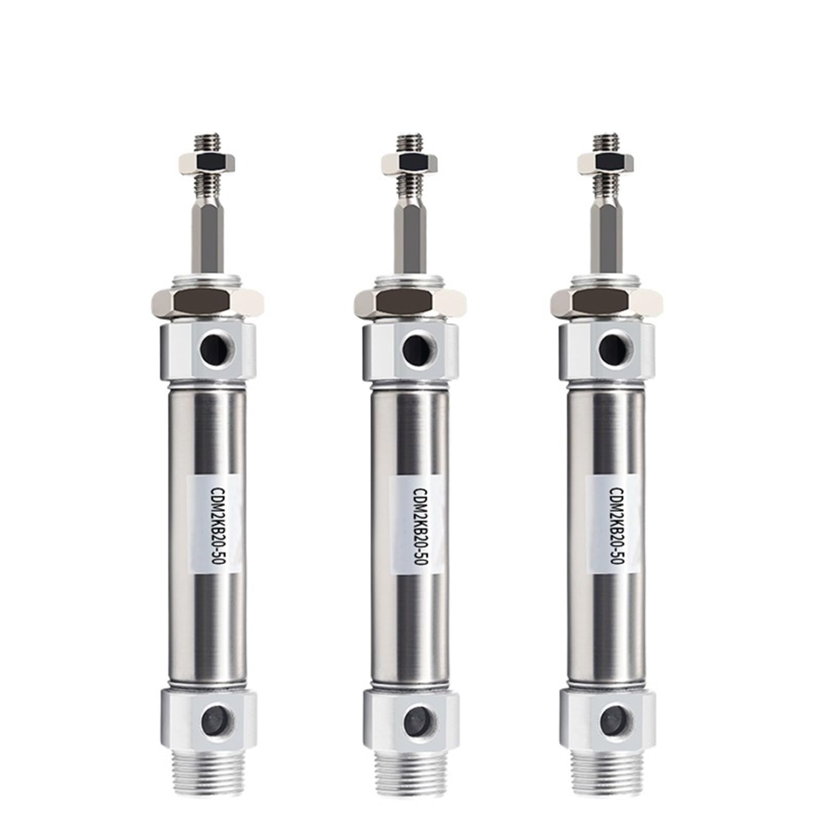 Mini cilindro neumático CDM2KB20/25 ideal para automatizar líneas de montaje compactas