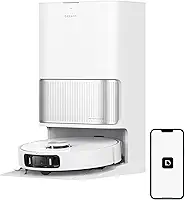 DREAME L40 Ultra AE Robô Aspirador e Mopa, Sucção 19.000Pa, Caixa de Poeira Autoesvaziável, Mopa Flexível com Lavagem Automática 74°C, Amigo dos Pets, App/Voz(Alexa/Google/Siri), 127v