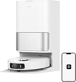 DREAME L40 Ultra AE Robô Aspirador e Mopa, Sucção 19.000Pa, Caixa de Poeira Autoesvaziável, Mopa Flexível com Lavagem Automática 74°C, Amigo dos Pets, App/Voz(Alexa/Google/Siri), 127v