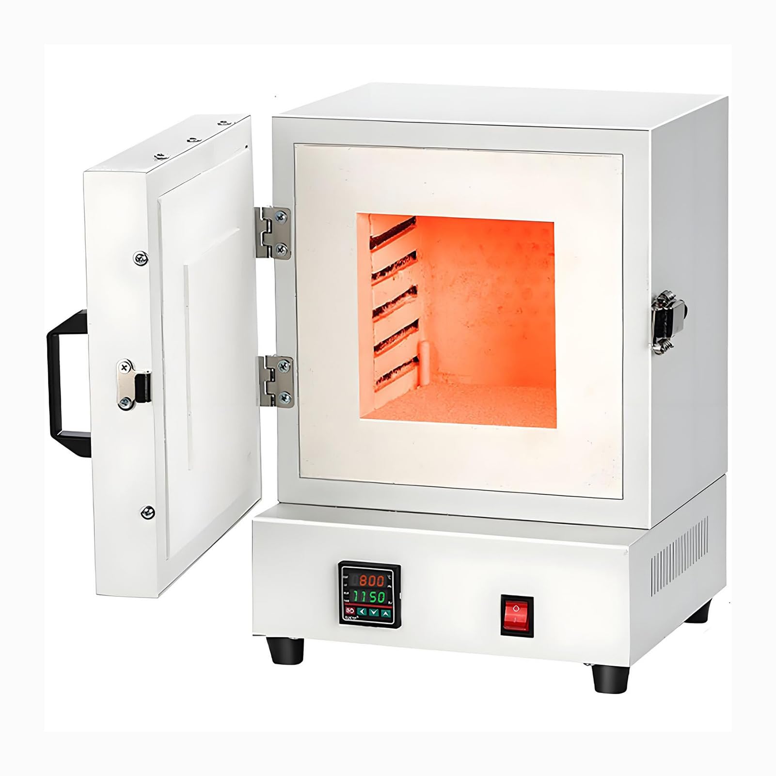 Four de Laboratoire à Moufle, Four à Moufle électrique en Céramique 2000 W, Four électrique 1150 °C, Compact pour Usage Domestique Et Professionnel pour l'artisanat de Bricolage