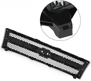 Suitable for Chrome Grille for Chevy Silverado 1500 (2007-2013) - Black Insert, Compatible with Parts 25810707, 19303978, 22849840, GM1200572