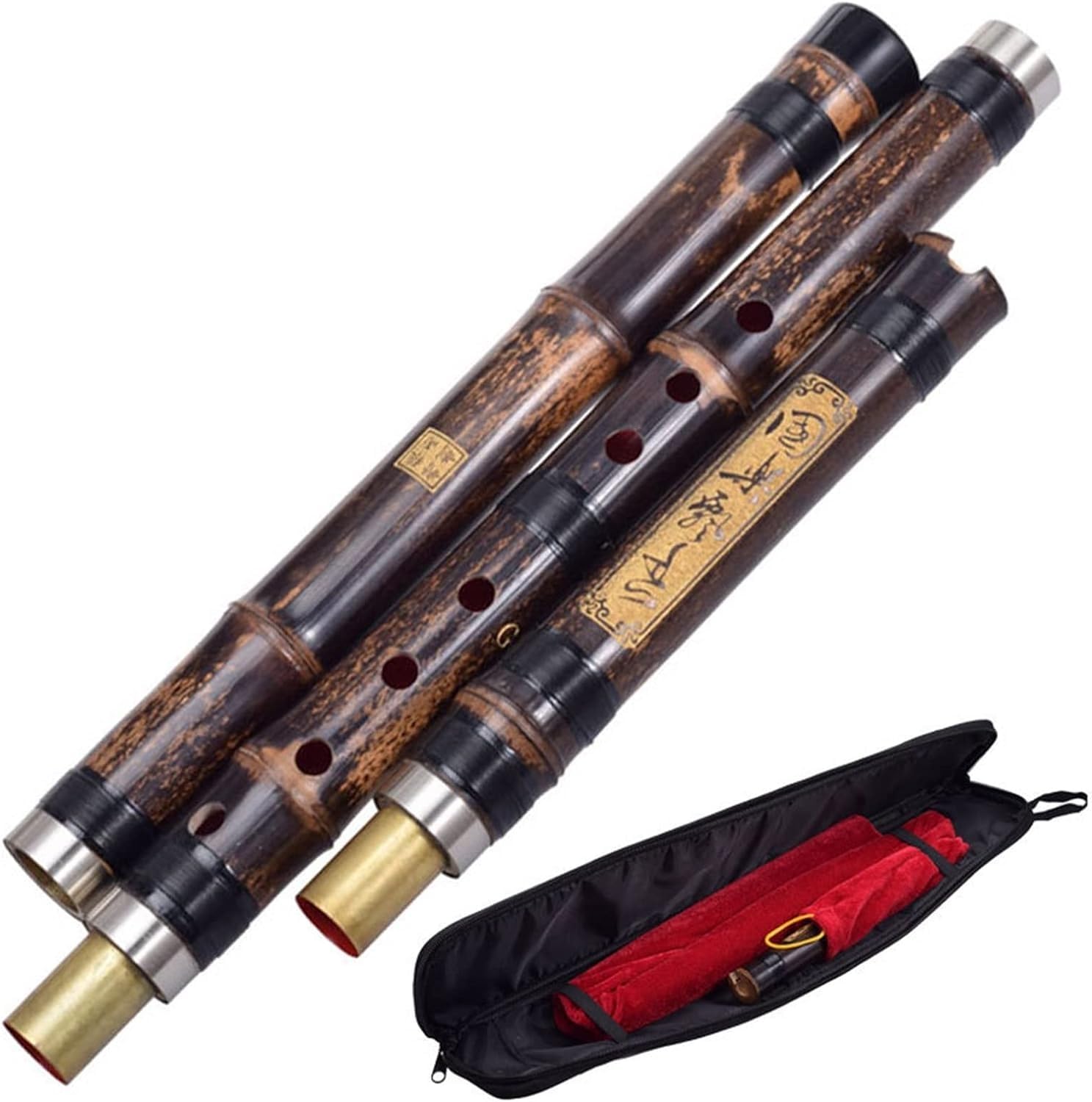 Flûte, flûte chinoise à 8 trous, instrument à vent Xiao, clé d'instrument de musique traditionnelle chinoise faite à la main de F/G Dizi[Classe énergétique A] (Size : F key)