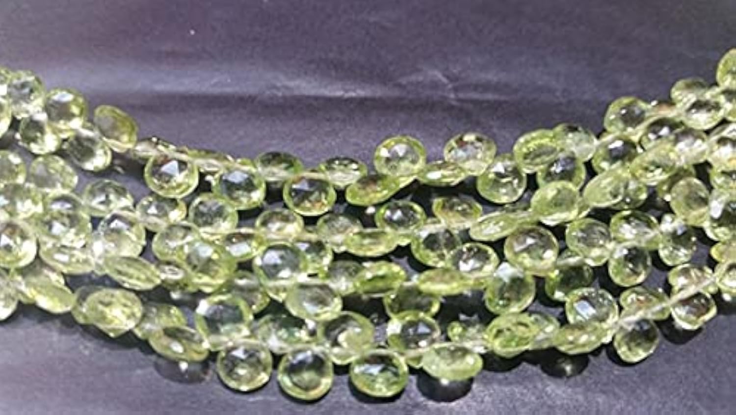 Péridot naturel en cœur 5mm sans impuretés pour réparer et sublimer vos bijoux