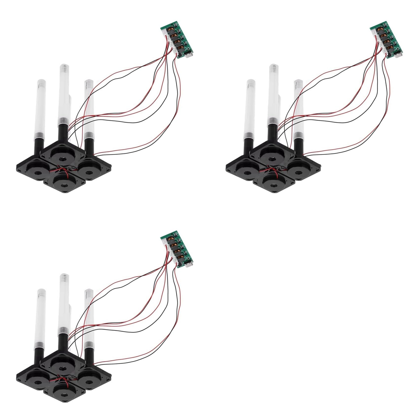 Hndhbfgrt 3X Four- Humidifier Module DIY Atomizer Control Board Driver Circuit Board 1 to 4 Plant Watering Large Fog Volume
