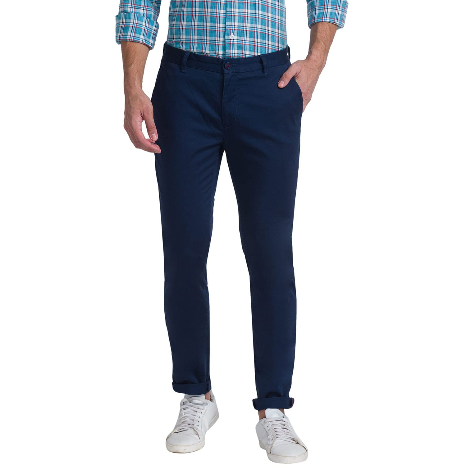 raymond Slim Fit Dark Blue Trouser for Men-picture-14