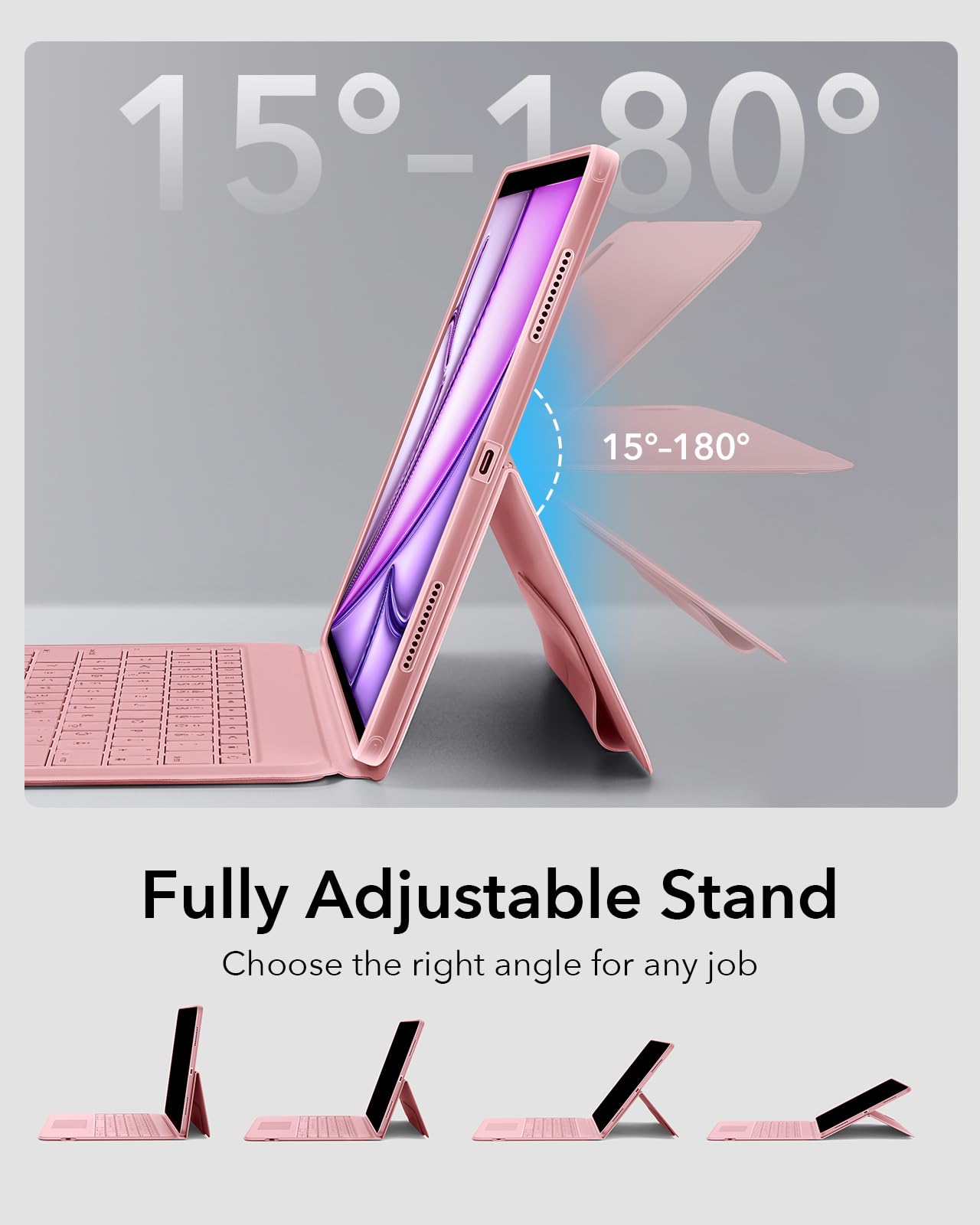 ESR ASCEND Keyboard Case iPad Air 13インチ用 生産完了】ESR Ascend Keyboard Case iPad Air 13 M2 – ナイコム